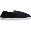 imageDearfoams Mens Knit Fold Down Closed Back SlipperNavy Blazer
