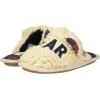 imageDearfoams Womens Buffalo Check Lil Bear Scuff SlipperCream