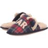 imageDearfoams Womens Buffalo Check Lil Bear Scuff SlipperNavy Blazer