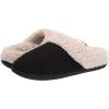 imageDearfoams Womens Dani Textured Knit Clog SlipperBlack