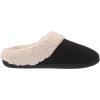 imageDearfoams Womens Dani Textured Knit Clog SlipperBlack