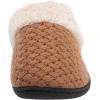 imageDearfoams Womens Dani Textured Knit Clog SlipperWhiskey