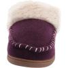 imageDearfoams Womens Elaine Blanket Plaid Moc Toe Clog SlipperAubergine