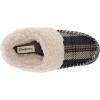 imageDearfoams Womens Elaine Blanket Plaid Moc Toe Clog SlipperExcalibur