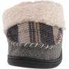 imageDearfoams Womens Elaine Blanket Plaid Moc Toe Clog SlipperExcalibur