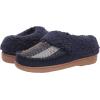 imageDearfoams Womens Elaine Blanket Plaid Moc Toe Clog SlipperPeacoat