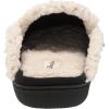 imageDearfoams Womens Erin Fairisle Extended Tab Scuff SlipperBlack