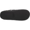 imageDearfoams Womens Erin Fairisle Extended Tab Scuff SlipperBlack