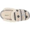 imageDearfoams Womens Erin Fairisle Extended Tab Scuff SlipperSleet