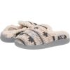 imageDearfoams Womens Erin Fairisle Extended Tab Scuff SlipperSleet