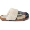 imageDearfoams Womens Geneva Closed Toe Scuff SlipperNavy Plaid