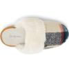 imageDearfoams Womens Geneva Closed Toe Scuff SlipperNavy Plaid