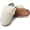 imageDearfoams Womens Geneva Closed Toe Scuff SlipperOatmeal Heather