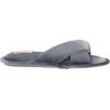 imageDearfoams Womens Jules Shiny Velour Twist Vamp Slide SlipperFlintstone