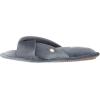 imageDearfoams Womens Jules Shiny Velour Twist Vamp Slide SlipperFlintstone