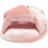imageDearfoams Womens Jules Shiny Velour Twist Vamp Slide SlipperPale Mauve