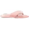 imageDearfoams Womens Jules Shiny Velour Twist Vamp Slide SlipperPale Mauve