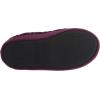 imageDearfoams Womens Leah Marled Chenille Knit Bootie SlipperAubergine