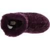 imageDearfoams Womens Leah Marled Chenille Knit Bootie SlipperAubergine