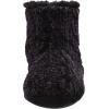 imageDearfoams Womens Leah Marled Chenille Knit Bootie SlipperBlack