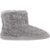 imageDearfoams Womens Leah Marled Chenille Knit Bootie SlipperSleet