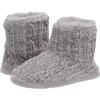 imageDearfoams Womens Leah Marled Chenille Knit Bootie SlipperSleet