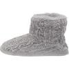 imageDearfoams Womens Leah Marled Chenille Knit Bootie SlipperSleet