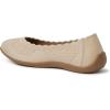 imageDearfoams Womens Lightweight Washable Comfort Misty Ballet FlatsLatte
