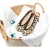 imageDearfoams Womens Lightweight Washable Comfort Misty Ballet FlatsLeopard