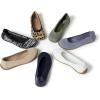 imageDearfoams Womens Lightweight Washable Comfort Misty Ballet FlatsLeopard