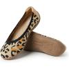 imageDearfoams Womens Lightweight Washable Comfort Misty Ballet FlatsLeopard