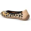 imageDearfoams Womens Lightweight Washable Comfort Misty Ballet FlatsLeopard