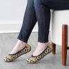 imageDearfoams Womens Lightweight Washable Comfort Misty Ballet FlatsLeopard