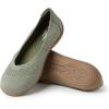 imageDearfoams Womens Lightweight Washable Comfort Misty Ballet FlatsMoss