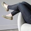 imageDearfoams Womens Lightweight Washable Comfort Misty Ballet FlatsMoss