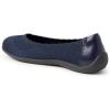 imageDearfoams Womens Lightweight Washable Comfort Misty Ballet FlatsPeacoat