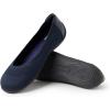 imageDearfoams Womens Lightweight Washable Comfort Misty Ballet FlatsPeacoat