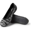 imageDearfoams Womens Lightweight Washable Comfort Misty Ballet FlatsZebra