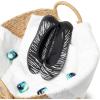 imageDearfoams Womens Lightweight Washable Comfort Misty Ballet FlatsZebra