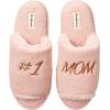 imageDearfoams Womens Mom Cozy Giftable Memory Foam SlippersPale Mauve