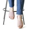 imageDearfoams Womens Original Comfort Emma Slip on Slide Sandal with Arch SupportMauve