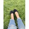 imageDearfoams Womens Original Comfort Lightweight Slipon Mia Ballet FlatBlack