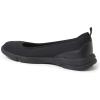 imageDearfoams Womens Original Comfort Lightweight Slipon Mia Ballet FlatBlack