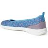 imageDearfoams Womens Original Comfort Lightweight Slipon Mia Ballet FlatBlue Leopard