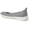imageDearfoams Womens Original Comfort Lightweight Slipon Mia Ballet FlatGrey Heather
