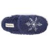 imageDearfoams Womens Shay Giftable Holiday Themed Novelty Scuff SlipperSnowflake