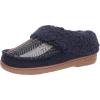imageDearfoams Womens Elaine Blanket Plaid Moc Toe Clog SlipperPeacoat