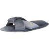 imageDearfoams Womens Jules Shiny Velour Twist Vamp Slide SlipperFlintstone