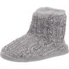 imageDearfoams Womens Leah Marled Chenille Knit Bootie SlipperSleet