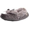 imageDearfoams Womens Quilted Velour Moccasin SlipperExcalibur